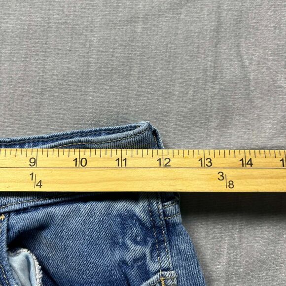 Hollister Jeans Women Size 00R Mom Jean Ultra High Rise Raw Hem Vintage Style - Picture 5 of 8